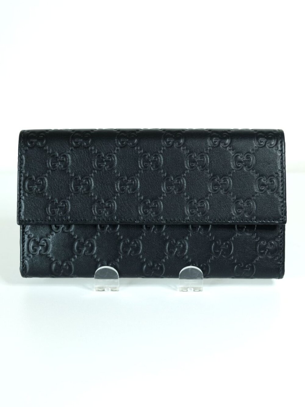 Gucci Guccissima Leather Wallet, Excellent Condition, Matte Black - Picture 2 of 16